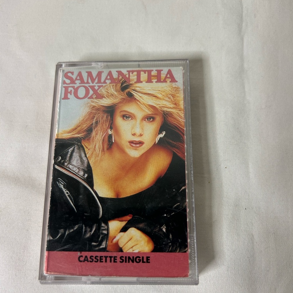 Samantha Fox 1988 Naughty Girls Single Cassette Tape